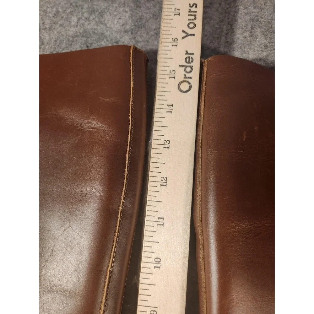 Harper Boots Womens Size 6.5 Brown Leather Knee High Riding‎ Equestrian